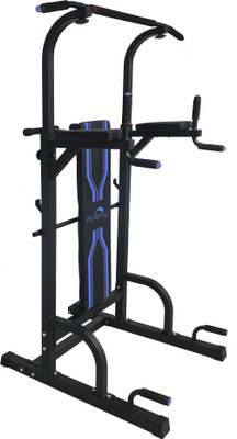 Dolphy Free Standing Pull up Bar,Parallel Bar , Power Tower, Push-up Bar(Black, Red)