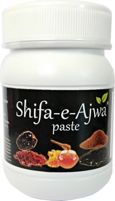 shifa-e-ajwa Paste of Ajwa Dates, Kalonji, Ajwa Seed Powder, Honey and Saffron(100 g)
shifa-e-ajwa Paste of Ajwa Dates, Kalonji, Ajwa Seed Powder, Honey and Saffron(100 g)