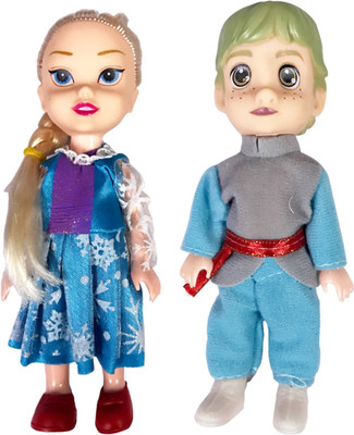 Emob 2 Cute Prince and Princess Dolls with Beautiful Hairs and Moveable Body Parts for Kids(Multicolor)
Emob 2 Cute Prince and Princess Dolls with Beautiful Hairs and Moveable Body Parts for Kids(Multicolor)