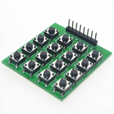 PrimeRobotics 4x4 Matrix Button Keypad Educational Electronic Hobby Kit