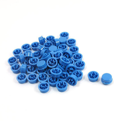 REES52 55Pcs 12x12x7.3mm Tactile Push Button Switch Blue Plastic Round Cap Educational Electronic Hobby Kit
REES52 55Pcs 12x12x7.3mm Tactile Push Button Switch Blue Plastic Round Cap Educational Electronic Hobby Kit