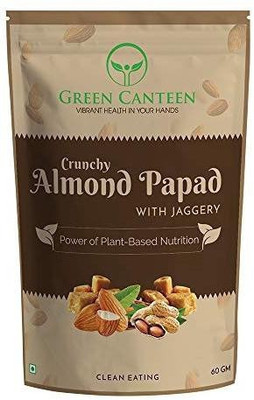 Green Canteen Almond Papad with Jaggery 60gm (No Preservatives, No Added Oil, Gluten Free) 60 g
Green Canteen Almond Papad with Jaggery 60gm (No Preservatives, No Added Oil, Gluten Free) 60 g