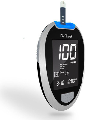 Dr. Trust (USA) Digital Glucose Blood Sugar testing Monitor Machine with 60 Strips & Digital Thermometer Included Glucometer(Black)
Dr. Trust (USA) Digital Glucose Blood Sugar testing Monitor Machine with 60 Strips & Digital Thermometer Included Glucometer(Black)