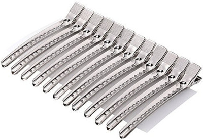Bueno Professional Hairdressing Salon Hair Styling Steel Silver Section Clips (Set Of 12 Pcs) | Section Hair Clips For Salon Use, Professional Sectioning Clips Barber Hair Cutting Clips Set For Hair Styling, Pack Of 1 Hair Clip(Silver)
Bueno Professional Hairdressing Salon Hair Styling Steel Silver Section Clips (Set Of 12 Pcs) | Section Hair Clips For Salon Use, Professional Sectioning Clips Barber Hair Cutting Clips Set For Hair Styling, Pack Of 1 Hair Clip(Silver)
