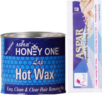Aspar Honey One Hot Wax 600gm For Hair Removal With 40pc wax Strips Wax(600 g)
Aspar Honey One Hot Wax 600gm For Hair Removal With 40pc wax Strips Wax(600 g)