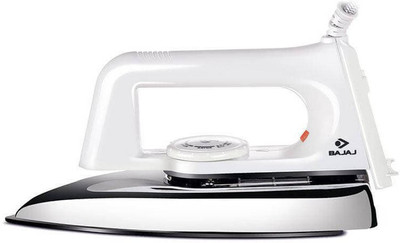 Bajaj 750 W Instant Heat Iron Popular for Home Dry Iron(Grey / White)