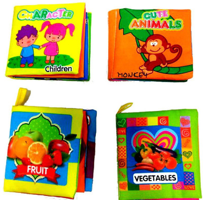 Happy GiftMart Set of 4 Kids Montessori Theme Cloth Book with Bright Color Pictures Toddler Baby Learning Toys(Multicolor)
Happy GiftMart Set of 4 Kids Montessori Theme Cloth Book with Bright Color Pictures Toddler Baby Learning Toys(Multicolor)