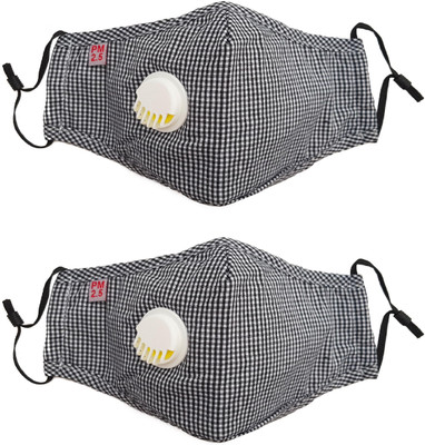 Vritraz Brown Print Replacable Filter PM 2.5 N95 Anti Pollution Activated Carbon Dust Face Mask with Breathing Valve (Pack of 2) Brown Print Replacable Filter PM 2.5 N95 Anti Pollution Activated Carbon Dust Face Mask with Breathing Valve (Pack of 2) Mask
Vritraz Brown Print Replacable Filter PM 2.5 N95 Anti Pollution Activated Carbon Dust Face Mask with Breathing Valve (Pack of 2) Brown Print Replacable Filter PM 2.5 N95 Anti Pollution Activated Carbon Dust Face Mask with Breathing Valve (Pack of 2) Mask