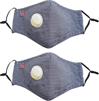 Vritraz Blue Print Replacable Filter PM 2.5 N95 Anti Pollution Activated Carbon Dust Face Mask with Breathing Valve (Pack of 2) Mask
Vritraz Blue Print Replacable Filter PM 2.5 N95 Anti Pollution Activated Carbon Dust Face Mask with Breathing Valve (Pack of 2) Mask