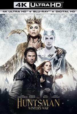 the hutsman winter 's war blu-ray , region free(4K(UHD) Blu-ray English)