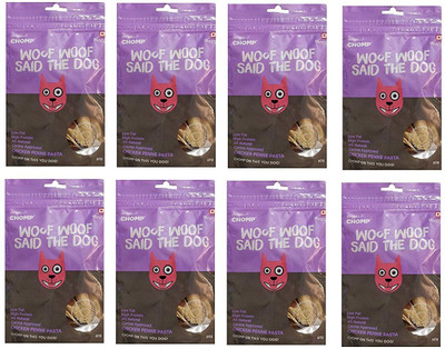 CHOMP Chicken Penne Pasta Dog Treat, 80 (Pack of 8) Chicken Dog Treat(80 g, Pack of 8)
CHOMP Chicken Penne Pasta Dog Treat, 80 (Pack of 8) Chicken Dog Treat(80 g, Pack of 8)