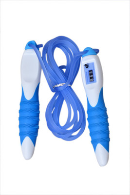 ME Full SIze Skipping Rope With Manual Counter For Fitness Exercise For Men Women. Freestyle Skipping Rope(Blue, Length: 279 inch)