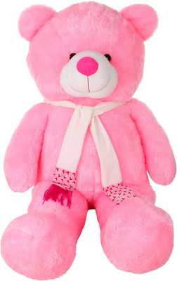 ToynJoy Cute Pink Teddy Bear Stuffed Toy for Valentine, Birthday Gift - 106 cm(Pink)