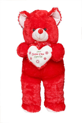 Mappy 3.5 Feet Gorgeous Red Teddy Bear Stuffed Toy with Heart for Valentine's, Birthday - 105 cm(Red)
Mappy 3.5 Feet Gorgeous Red Teddy Bear Stuffed Toy with Heart for Valentine's, Birthday - 105 cm(Red)