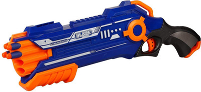 TALKING GANESHA New Blaze Storm Manual Soft Bullet Shooting Toy Gun With 20 Safe Darts For Kids - Shoots 2 bullets at a time (Multicolor)(Multicolor)
TALKING GANESHA New Blaze Storm Manual Soft Bullet Shooting Toy Gun With 20 Safe Darts For Kids - Shoots 2 bullets at a time (Multicolor)(Multicolor)