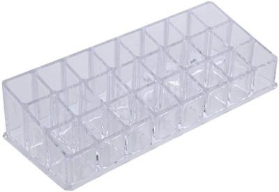 LS Letsshop Cosmetic Makeup Case Lipstick Holder Display Stand with 24 Section Lipstick Stand Vanity Box(Transparent)
LS Letsshop Cosmetic Makeup Case Lipstick Holder Display Stand with 24 Section Lipstick Stand Vanity Box(Transparent)
