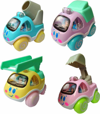 IndusBay Colorful Mini Cartoon Pull Back Construction Vehicles Pack of 4 Assorted Construction Automobile Cars Non Toxic & Safe for kids(Multicolor)
IndusBay Colorful Mini Cartoon Pull Back Construction Vehicles Pack of 4 Assorted Construction Automobile Cars Non Toxic & Safe for kids(Multicolor)