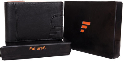 FailureS Men Black Genuine Leather Wallet(6 Card Slots)
FailureS Men Black Genuine Leather Wallet(6 Card Slots)
