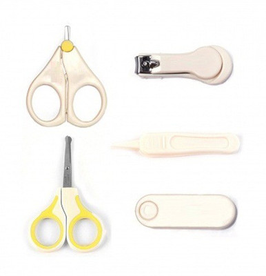 IGADG Baby Care Nail Clipper Care Kit for Baby Grooming 5 piece set(White)
