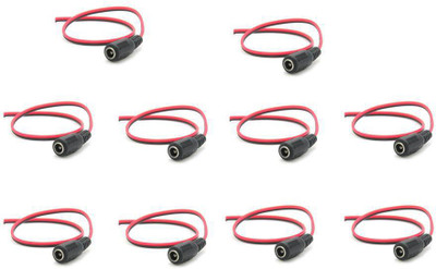 DHRUV-PRO DC PIN FeMale Power Cord 10 Pic Pack Power Cord(CCTV CAM, SETUP BOX,LED, AUDIO, Multi Use,, Red, Black), Black;red
DHRUV-PRO DC PIN FeMale Power Cord 10 Pic Pack Power Cord(CCTV CAM, SETUP BOX,LED, AUDIO, Multi Use,, Red, Black), Black;red