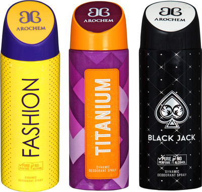 Arochem B-25 DEODORANT SPRAY NO ALCOHOL PURE PERFUME DYNAMIC BODY SPRAY Deodorant Spray Deodorant Spray - For Men & Women(200 ml, Pack of 3)
Arochem B-25 DEODORANT SPRAY NO ALCOHOL PURE PERFUME DYNAMIC BODY SPRAY Deodorant Spray Deodorant Spray - For Men & Women(200 ml, Pack of 3)
