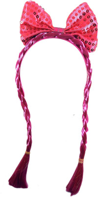 Maasha BOW BRAID Hair Band(Pink)