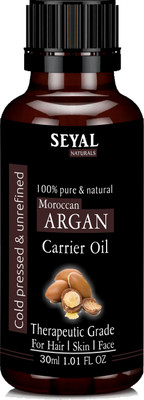 Seyal Moroccan Argan Oil 100% Pure & Natural Therapeutic Grade Organic, Cold Pressed For Hair, Skin & Face Hair Oil(30 ml)
Seyal Moroccan Argan Oil 100% Pure & Natural Therapeutic Grade Organic, Cold Pressed For Hair, Skin & Face Hair Oil(30 ml)