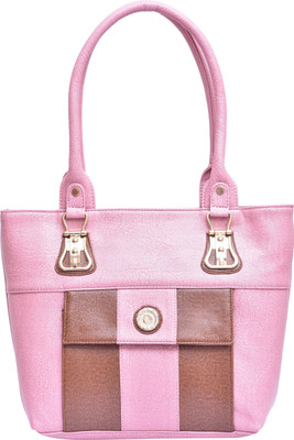 Al Jazeera Shoulder Bag(Pink, Brown), Brown;pink