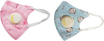 Vritraz N95 PM 2.5 Kids Child Children Anti-Pollution Activated Carbon Face Mask with Breathing Valve Mouse Pink Puppy (Pack of 2) Mask
Vritraz N95 PM 2.5 Kids Child Children Anti-Pollution Activated Carbon Face Mask with Breathing Valve Mouse Pink Puppy (Pack of 2) Mask