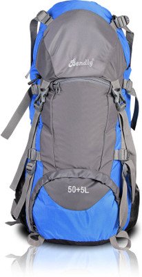 Bendly Voyager | Camping Rucksack | Hiking Backpack | Trekking Bag | Mountaineering Bag | 50 L | With Rain Cover (Sky Blue) Rucksack - 50(Blue)
Bendly Voyager | Camping Rucksack | Hiking Backpack | Trekking Bag | Mountaineering Bag | 50 L | With Rain Cover (Sky Blue) Rucksack - 50(Blue)