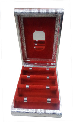 QTM Oxidised Bangle Jewellery Imitation Storage Silver Box 4 Rod, Jewellery Vanity Box(Silver)
QTM Oxidised Bangle Jewellery Imitation Storage Silver Box 4 Rod, Jewellery Vanity Box(Silver)