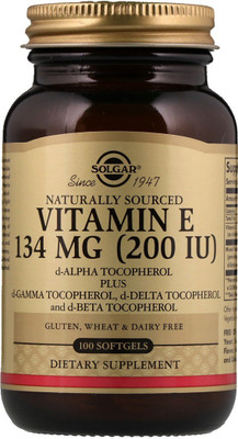 Solgar Solgar, Natural Vitamin E, 200 IU, d-Alpha Tocopherol, 100 Softgels(100 No)
Solgar Solgar, Natural Vitamin E, 200 IU, d-Alpha Tocopherol, 100 Softgels(100 No)