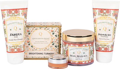 Quinta Essentia Organic 100% Pure Handmade Beauty & Personal Care Kit For Women|Combo Skin Care Gift Pack|Paraben Free Skin Care Combo (Bath soap, Lip Balm, Face Cleanser, Body Scrub, Body& Foot Cream)(Set of 1)
Quinta Essentia Organic 100% Pure Handmade Beauty & Personal Care Kit For Women|Combo Skin Care Gift Pack|Paraben Free Skin Care Combo (Bath soap, Lip Balm, Face Cleanser, Body Scrub, Body& Foot Cream)(Set of 1)