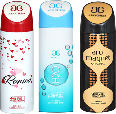 Arochem B-207 DEODORANT SPRAY NO ALCOHOL PURE PERFUME DYNAMIC BODY SPRAY Deodorant Spray Deodorant Spray - For Men & Women(200 ml, Pack of 3)
Arochem B-207 DEODORANT SPRAY NO ALCOHOL PURE PERFUME DYNAMIC BODY SPRAY Deodorant Spray Deodorant Spray - For Men & Women(200 ml, Pack of 3)