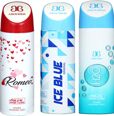 Arochem B-202 DEODORANT SPRAY NO ALCOHOL PURE PERFUME DYNAMIC BODY SPRAY Deodorant Spray Deodorant Spray - For Men & Women(200 ml, Pack of 3)
Arochem B-202 DEODORANT SPRAY NO ALCOHOL PURE PERFUME DYNAMIC BODY SPRAY Deodorant Spray Deodorant Spray - For Men & Women(200 ml, Pack of 3)