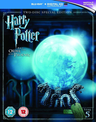 Harry Potter and The Order of the Phoenix - Year 5 (Blu-ray + Digital Download + UV) (2-Disc Special Edition) (Slipcase Packaging + Region Free + Fully Packaged Import)(Blu-ray English)
Harry Potter and The Order of the Phoenix - Year 5 (Blu-ray + Digital Download + UV) (2-Disc Special Edition) (Slipcase Packaging + Region Free + Fully Packaged Import)(Blu-ray English)