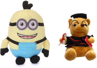 Flower Engine Smilling Binocular Stuffed Toy(30 Cm) And Scholar (26 Cm) Combo Set Of 2 - 10 cm(Multicolor)
Flower Engine Smilling Binocular Stuffed Toy(30 Cm) And Scholar (26 Cm) Combo Set Of 2 - 10 cm(Multicolor)