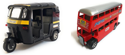 The Game Begins Combo Toys of Auto Rickshaw and Double Decker Bus Toys | Toys for kids| Miniature Cars Toys | Pull back and Go | Black and Red Color - Set of 2 Toys - Value Pack(Multicolor)
The Game Begins Combo Toys of Auto Rickshaw and Double Decker Bus Toys | Toys for kids| Miniature Cars Toys | Pull back and Go | Black and Red Color - Set of 2 Toys - Value Pack(Multicolor)