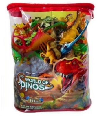 TamBoora Exclusive Premium Quality Animal Play Sets (World of Dinosaurs - 111 PCS with Play MAT)(Multicolor)
TamBoora Exclusive Premium Quality Animal Play Sets (World of Dinosaurs - 111 PCS with Play MAT)(Multicolor)