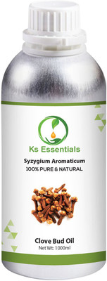 Ks Essentials 100% Pure Clove bud oil Pure Therapeutic Grade For Aromatherapy, Hair Care & Skin Care(1000 ml)
Ks Essentials 100% Pure Clove bud oil Pure Therapeutic Grade For Aromatherapy, Hair Care & Skin Care(1000 ml)