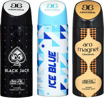 Arochem B-264 DEODORANT SPRAY NO ALCOHOL PURE PERFUME DYNAMIC BODY SPRAY Deodorant Spray Deodorant Spray - For Men & Women(200 ml, Pack of 3)
Arochem B-264 DEODORANT SPRAY NO ALCOHOL PURE PERFUME DYNAMIC BODY SPRAY Deodorant Spray Deodorant Spray - For Men & Women(200 ml, Pack of 3)