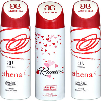 Arochem B-215 DEODORANT SPRAY NO ALCOHOL PURE PERFUME DYNAMIC BODY SPRAY Deodorant Spray Deodorant Spray - For Men & Women(200 ml, Pack of 3)
Arochem B-215 DEODORANT SPRAY NO ALCOHOL PURE PERFUME DYNAMIC BODY SPRAY Deodorant Spray Deodorant Spray - For Men & Women(200 ml, Pack of 3)