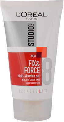 L'Oreal Studio Line 8 Fix & Force Multi Vitamins Gel, Super Strong Hold, 150ml Hair Gel(150 ml)
L'Oreal Studio Line 8 Fix & Force Multi Vitamins Gel, Super Strong Hold, 150ml Hair Gel(150 ml)