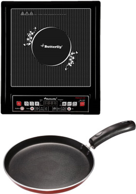 Butterfly ICT PT 2.0 Plus Kroma Omni Tawa Induction Cooktop(Black, Push Button)
Butterfly ICT PT 2.0 Plus Kroma Omni Tawa Induction Cooktop(Black, Push Button)