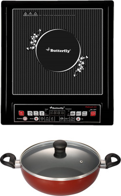 Butterfly ICT PT 2.0 Plus Kroma Kadhai Induction Cooktop(Black, Push Button)