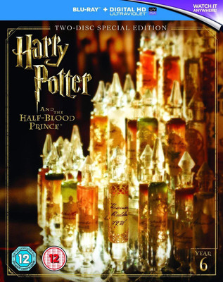 Harry Potter and The Half-Blood Prince - Year 6 (Blu-ray + Digital Download + UV) (2-Disc Special Edition) (Slipcase Packaging + Region Free + Fully Packaged Import)(Blu-ray English)