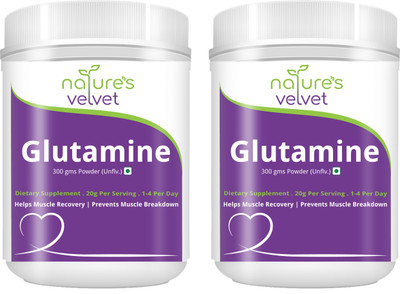 Natures Velvet Lifecare Micronised Glutamine Monohydrate, 300 gms - Pack of 2 Glutamine(600 g, unflavour)
Natures Velvet Lifecare Micronised Glutamine Monohydrate, 300 gms - Pack of 2 Glutamine(600 g, unflavour)