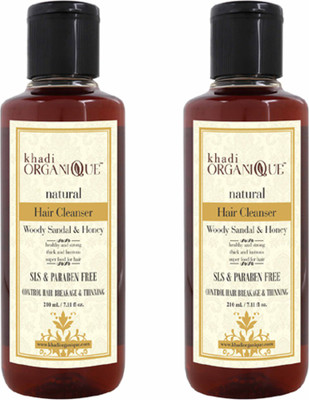 KHADI ORGANIQUE WOODY SANDAL & HONEY HAIR CLEANSER (SHAMPOO) SLS & PARABEN FREE 420 ML PACK OF 2(420 ml)
KHADI ORGANIQUE WOODY SANDAL & HONEY HAIR CLEANSER (SHAMPOO) SLS & PARABEN FREE 420 ML PACK OF 2(420 ml)