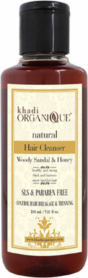 KHADI ORGANIQUE WOODY SANDAL & HONEY HAIR CLEANSER (SHAMPOO) SLS & PARABEN FREE 210 ML PACK OF 1(210 ml)
KHADI ORGANIQUE WOODY SANDAL & HONEY HAIR CLEANSER (SHAMPOO) SLS & PARABEN FREE 210 ML PACK OF 1(210 ml)