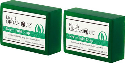 KHADI ORGANIQUE HANDMADE NEEM-TULSI WITH ESSENTIAL OIL - 250 GM PACK OF 2(250 g, Pack of 2)
KHADI ORGANIQUE HANDMADE NEEM-TULSI WITH ESSENTIAL OIL - 250 GM PACK OF 2(250 g, Pack of 2)